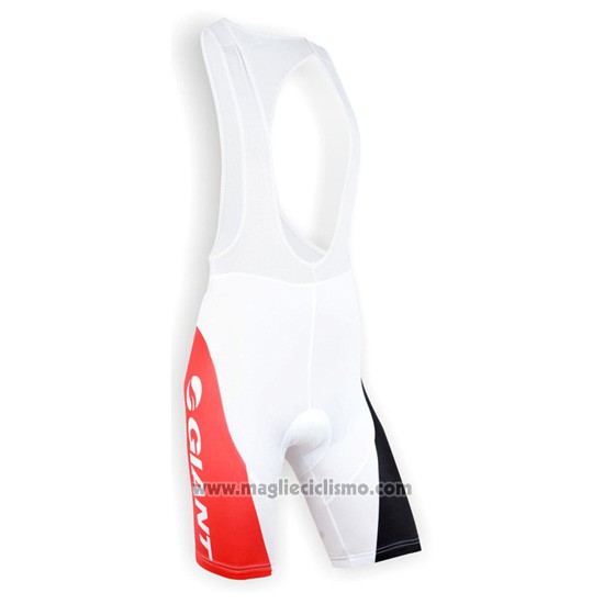 2015 Abbigliamento Ciclismo Giant Alpecin Rosso e Bianco Manica Corta e Salopette